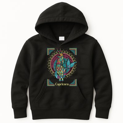 Capricorn Zodiac Sign Astrology Capricorn Birthday Kids Hoodie