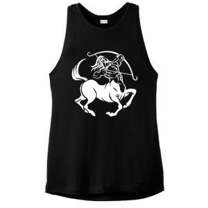 Centaur Zodiac Sagittarius Horoscope Astrology Star Sign Gift Ladies PosiCharge Tri-Blend Wicking Tank