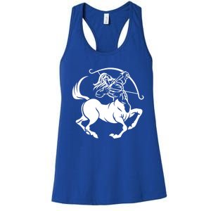 Centaur Zodiac Sagittarius Horoscope Astrology Star Sign Gift Women's Racerback Tank