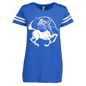 Centaur Zodiac Sagittarius Horoscope Astrology Star Sign Gift Enza Ladies Jersey Football T-Shirt