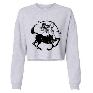 Centaur Zodiac Sagittarius Horoscope Astrology Star Sign Gift Cropped Pullover Crew