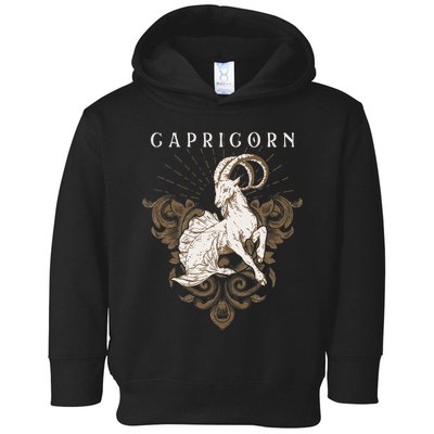 Capricorn Zodiac Sign Horoscope Astrology Birthday Toddler Hoodie