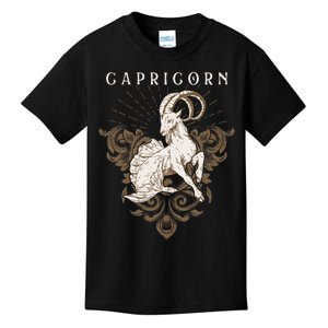 Capricorn Zodiac Sign Horoscope Astrology Birthday Kids T-Shirt