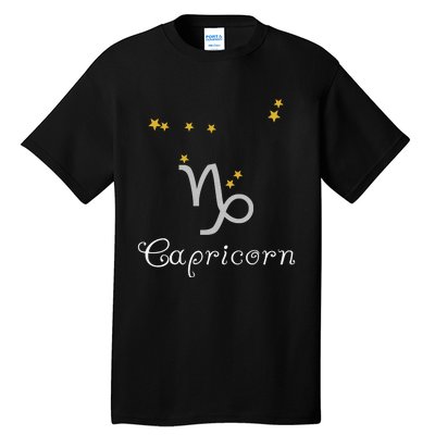 Capricorn Zodiac Sign Constellation Astrology Tall T-Shirt