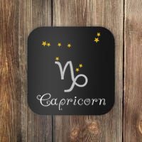 Capricorn Zodiac Sign Constellation Astrology Coaster