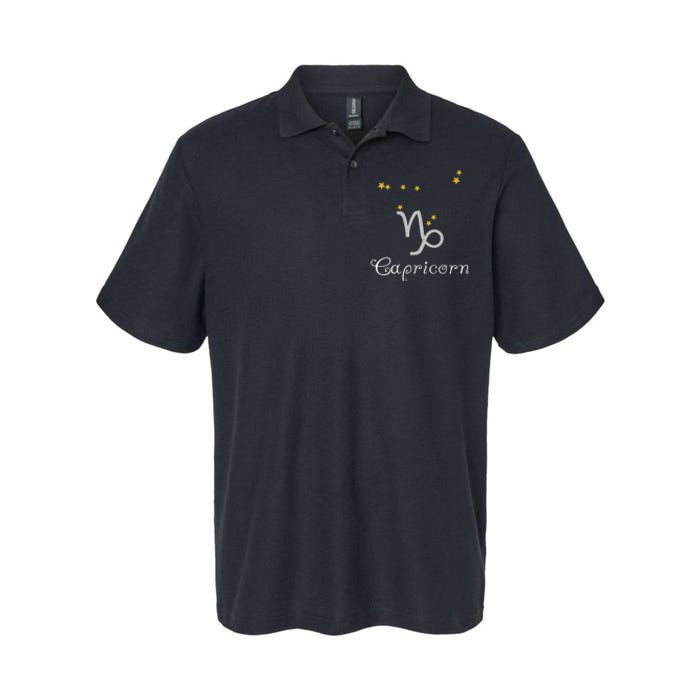 Capricorn Zodiac Sign Constellation Astrology Softstyle Adult Sport Polo