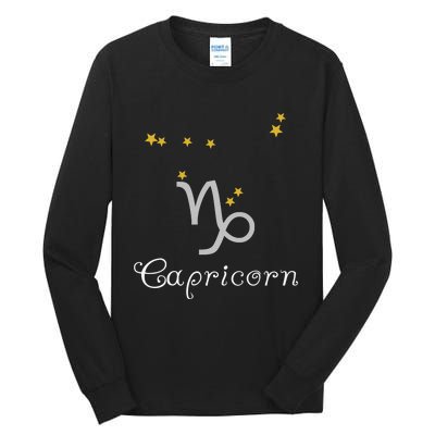 Capricorn Zodiac Sign Constellation Astrology Tall Long Sleeve T-Shirt