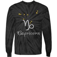 Capricorn Zodiac Sign Constellation Astrology Tie-Dye Long Sleeve Shirt