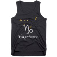 Capricorn Zodiac Sign Constellation Astrology Tank Top