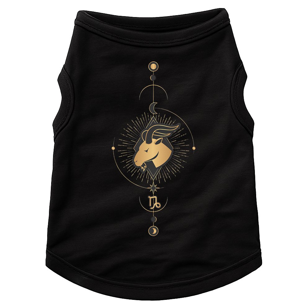 Capricorn Zodiac Symbol Cosmic Cool Astrology Lover Gifts Doggie Tank