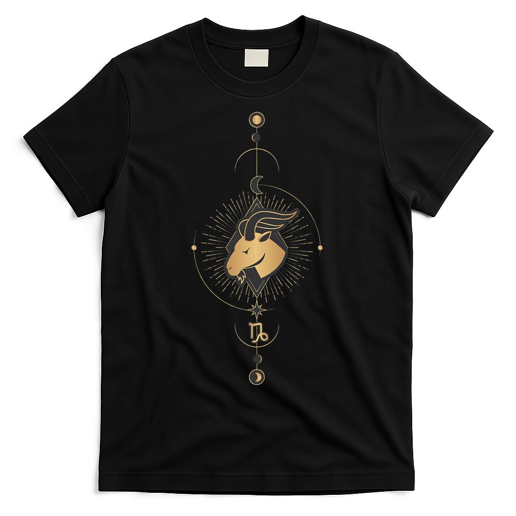 Capricorn Zodiac Symbol Cosmic Cool Astrology Lover Gifts T-Shirt