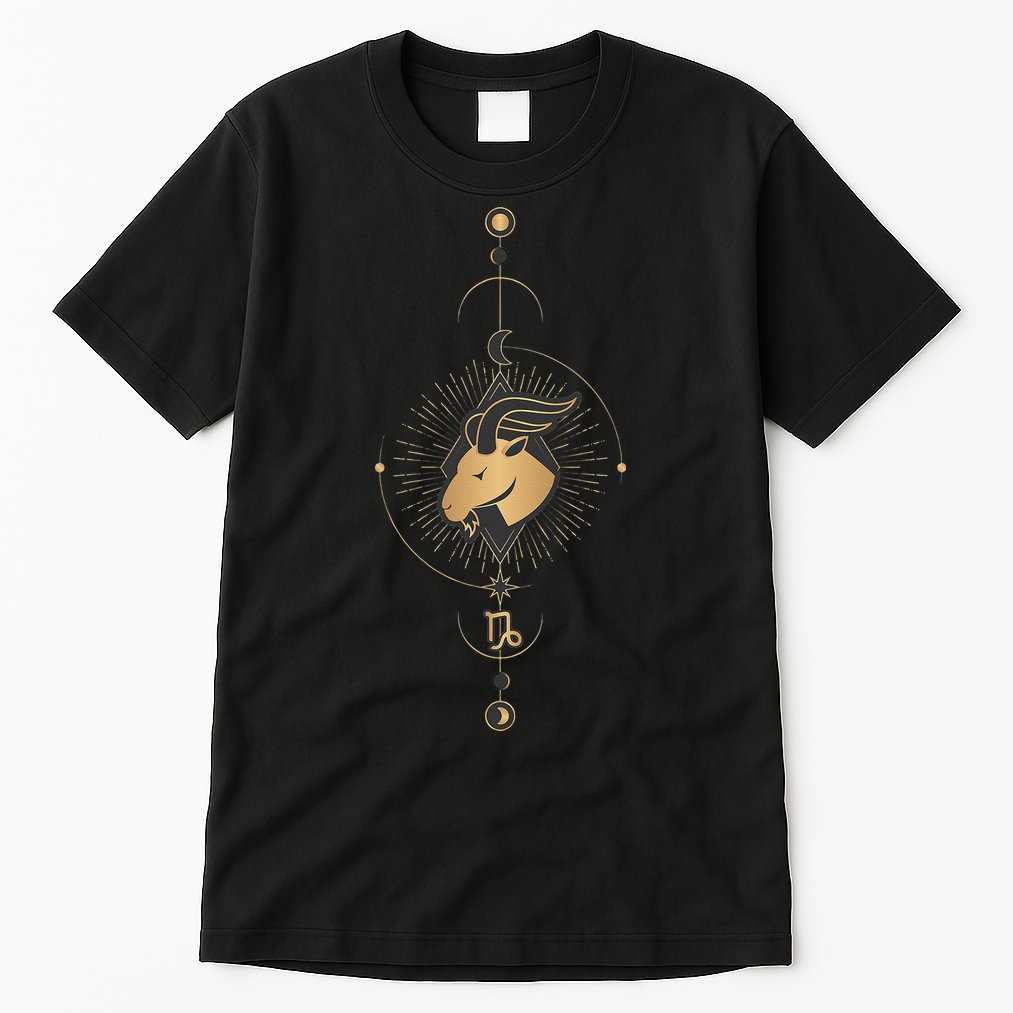 Capricorn Zodiac Symbol Cosmic Cool Astrology Lover Gifts Tall T-Shirt
