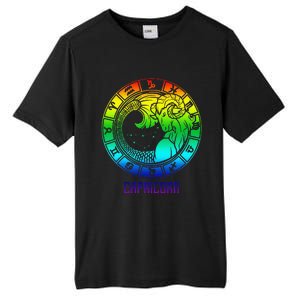 Capricorn Zodiac Sign Rainbow December January Birthday Tall Fusion ChromaSoft Performance T-Shirt