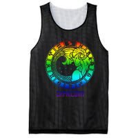 Capricorn Zodiac Sign Rainbow December January Birthday Mesh Reversible Basketball Jersey Tank