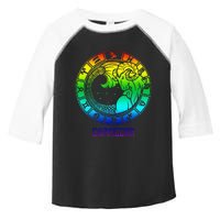 Capricorn Zodiac Sign Rainbow December January Birthday Toddler Fine Jersey T-Shirt