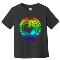 Capricorn Zodiac Sign Rainbow December January Birthday Toddler T-Shirt