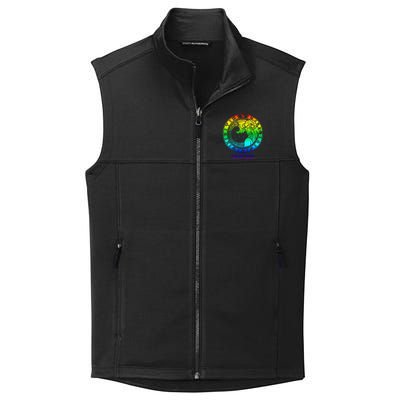 Capricorn Zodiac Sign Rainbow December January Birthday Collective Smooth Fleece Vest