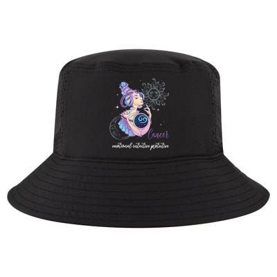 Cancer Zodiac Sign Woman Cancer Horoscope Astrology Cool Comfort Performance Bucket Hat