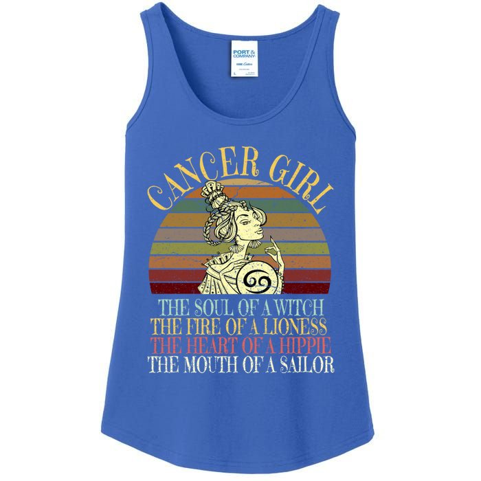 Cancer Zodiac Sign Gift June And July Birthday Gift Ladies Essential Tank