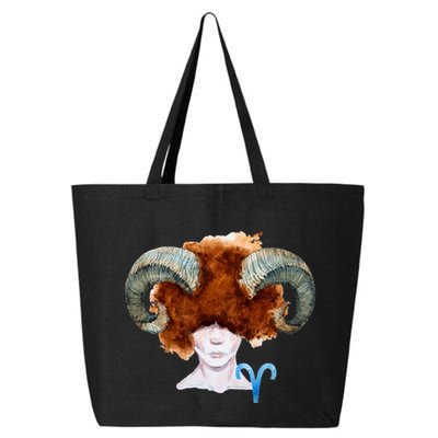 Capricorn. Zodiac Sign Watercolor Illustration 25L Jumbo Tote