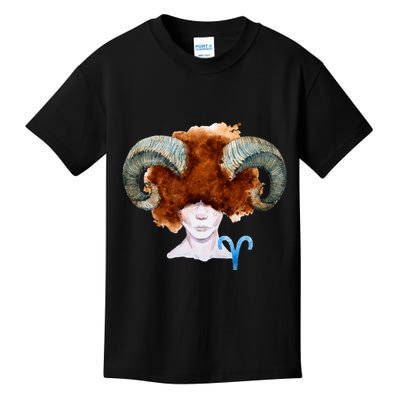 Capricorn. Zodiac Sign Watercolor Illustration Kids T-Shirt