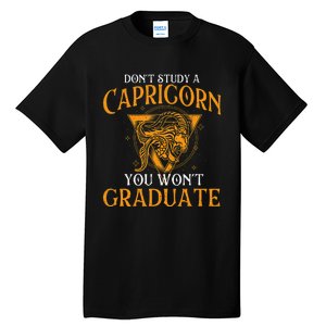 Capricorn Zodiac Sign Birthday December to January Astrology Tall T-Shirt