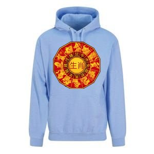 Chinese Zodiac Signs Chinese Lunar New Year Of Dragon 2024  Unisex Surf Hoodie