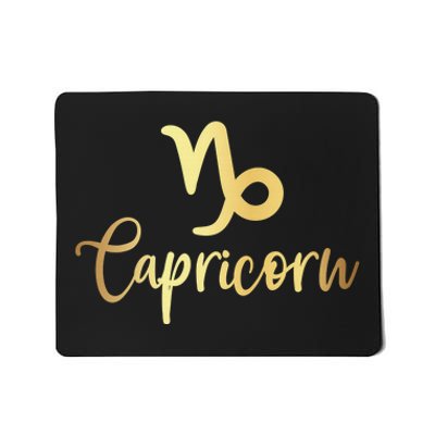 Capricorn Zodiac Sign December January Birthday Horoscope Mousepad