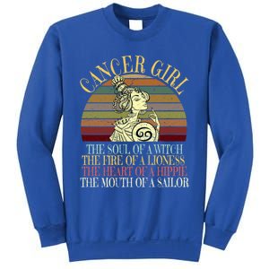 Cancer Zodiac Sign Gift June And July Birthday Gift Sweatshirt