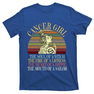 Cancer Zodiac Sign Gift June And July Birthday Gift T-Shirt