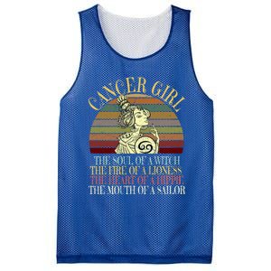 Cancer Zodiac Sign Gift June And July Birthday Gift Mesh Reversible Basketball Jersey Tank