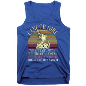 Cancer Zodiac Sign Gift June And July Birthday Gift Tank Top