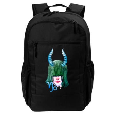Capricorn Zodiac Sign Watercolor Illustration Backpack