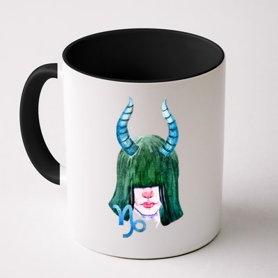 Capricorn Zodiac Sign Watercolor Illustration Mug
