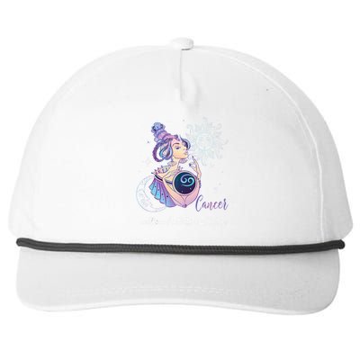 Cancer Zodiac Sign Woman Cancer Horoscope Astrology Snapback Five-Panel Rope Hat