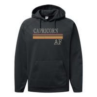 Capricorn Zodiac Sign Horoscope Astrology Birthday Performance Fleece Hoodie