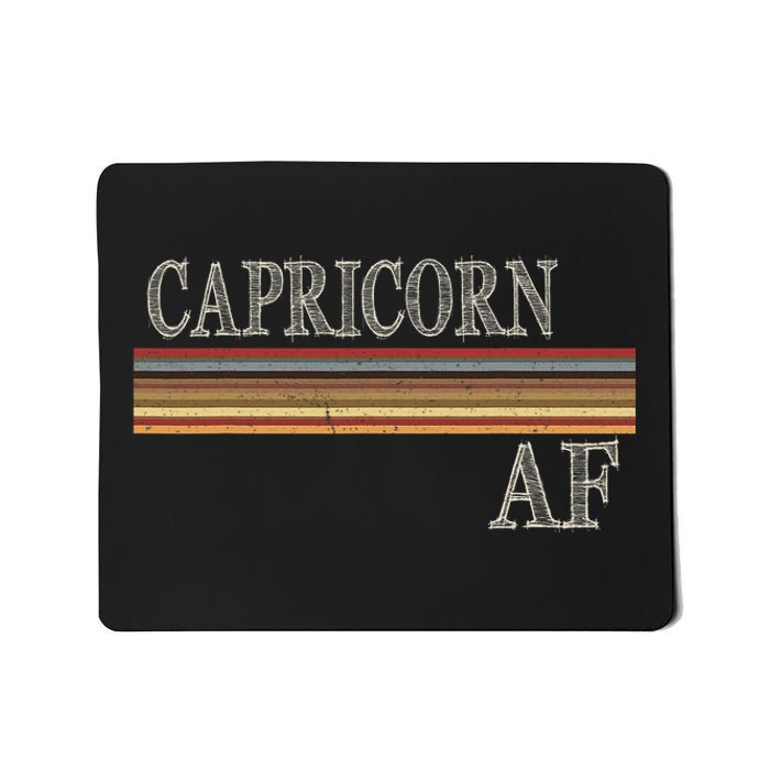 Capricorn Zodiac Sign Horoscope Astrology Birthday Mousepad