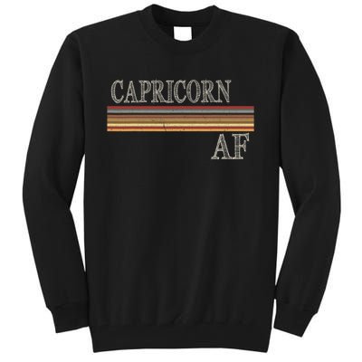 Capricorn Zodiac Sign Horoscope Astrology Birthday Tall Sweatshirt