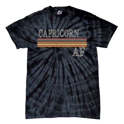 Capricorn Zodiac Sign Horoscope Astrology Birthday Tie-Dye T-Shirt