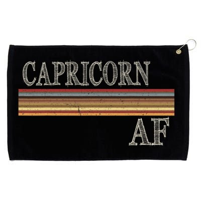 Capricorn Zodiac Sign Horoscope Astrology Birthday Grommeted Golf Towel