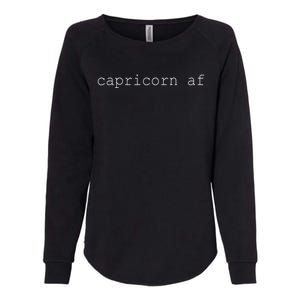 Capricorn Zodiac Sign Horoscope Astrology Birthday Womens California Wash Sweatshirt