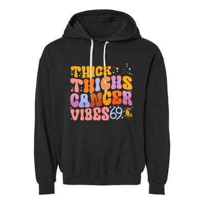 Cancer Zodiac Signs Astrology Birthday Party Decorations Garment-Dyed Fleece Hoodie