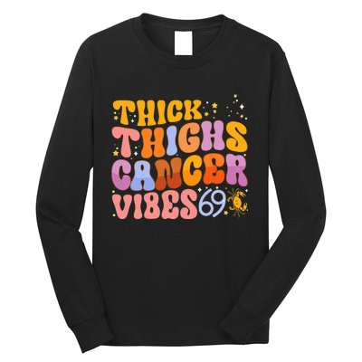 Cancer Zodiac Signs Astrology Birthday Party Decorations Long Sleeve Shirt