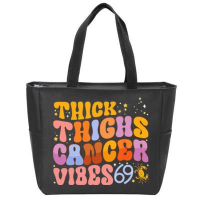 Cancer Zodiac Signs Astrology Birthday Party Decorations Zip Tote Bag