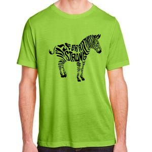 Cute Zebra Strong Ehlers Danlos Syndrome Awareness Gift Adult ChromaSoft Performance T-Shirt