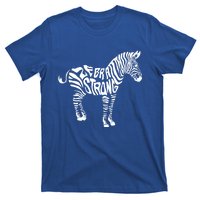 Cute Zebra Strong Ehlers Danlos Syndrome Awareness Gift T-Shirt