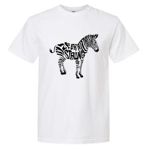 Cute Zebra Strong Ehlers Danlos Syndrome Awareness Gift Garment-Dyed Heavyweight T-Shirt