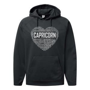 Capricorn Zodiac Traits Horoscope Astrology Sign Performance Fleece Hoodie