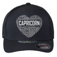 Capricorn Zodiac Traits Horoscope Astrology Sign Flexfit Unipanel Trucker Cap