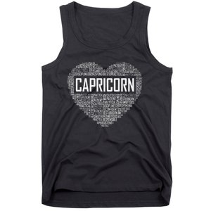 Capricorn Zodiac Traits Horoscope Astrology Sign Tank Top